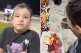 Menina russa ganha doce no aniversário e reação viraliza