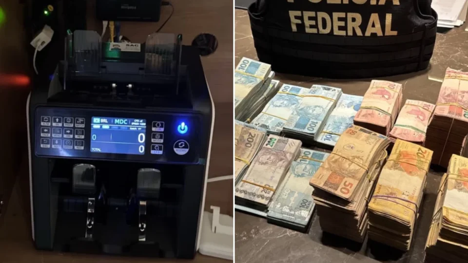PF encontra montanhas de dinheiro e máquina de contar cédulas em nova fase de investigação sobre fraudes no INSS