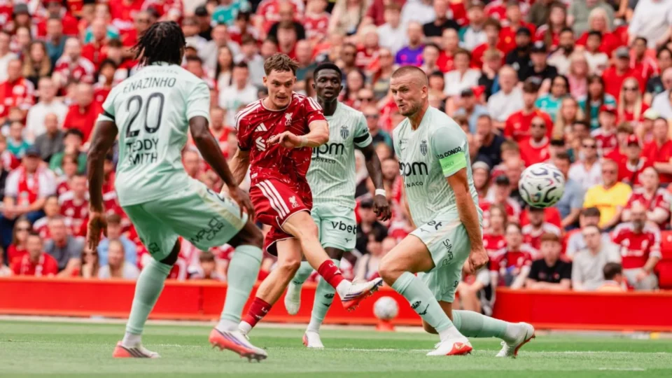 Liverpool x Mônaco: virada do Mônaco por 3 a 2 em Anfield hoje