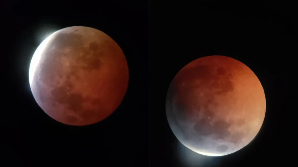 Eclipse lunar quase total encanta moradores da Paraíba