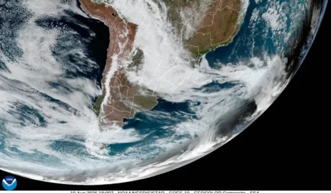 Ciclone extratropical chega ao Brasil e deve trazer ventos fortes e frio intenso