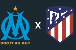 Brasileiro marca, mas Atlético de Madrid vira sobre o Olympique de Marselha