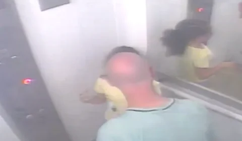 Homem é preso após câmeras flagrarem agressão contra filha de 6 anos em elevador em SP
