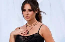 Paolla Oliveira surpreende ao mostrar lingerie com vestido de renda transparente