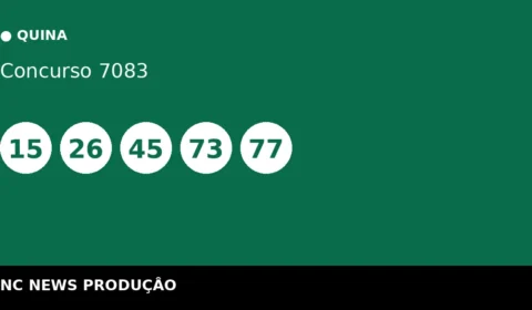 Resultado da Quina 7083: confira as dezenas