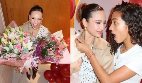 Rayssa Leal prepara festa surpresa para namorada após marca de 1 milhão de seguidores