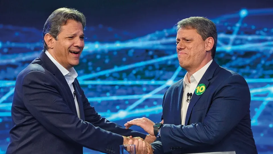Band ao vivo: Tarcísio e Haddad duelam no debate SP 2026 hoje