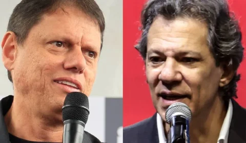 Datafolha: Tarcísio supera Haddad em primeiro e segundo turno
