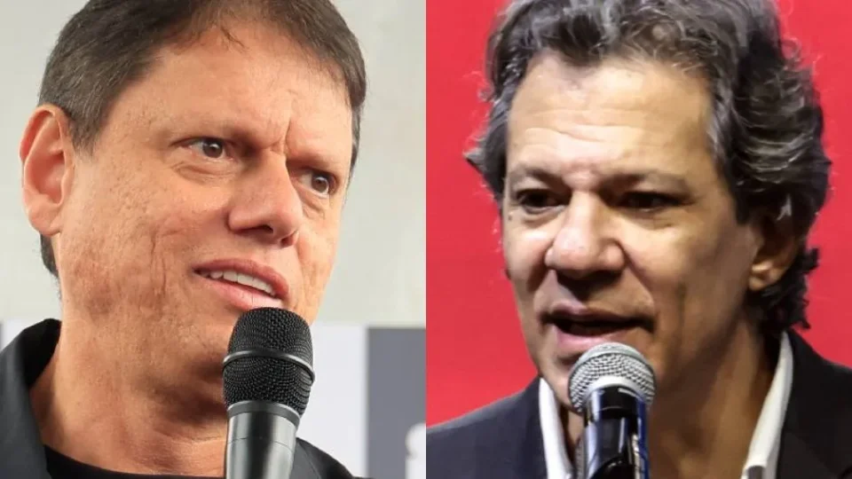Datafolha: Tarcísio supera Haddad em primeiro e segundo turno