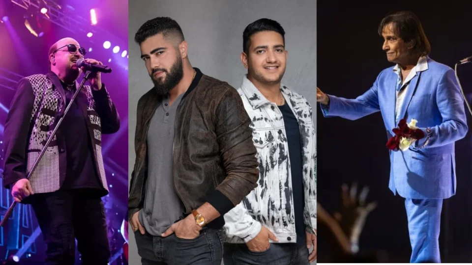 Roberto Carlos, Roupa Nova, Henrique e Juliano e grandes eventos movimentam o fim de semana