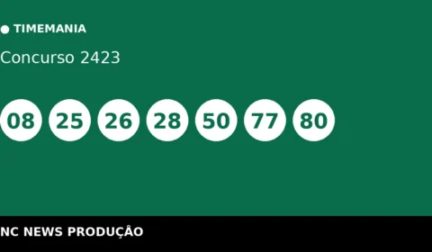 Resultado da Timemania 2423: confira as dezenas