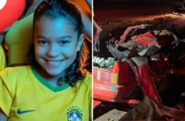 Menina de 8 anos morre após grave acidente na GO-139 com 5 mortes