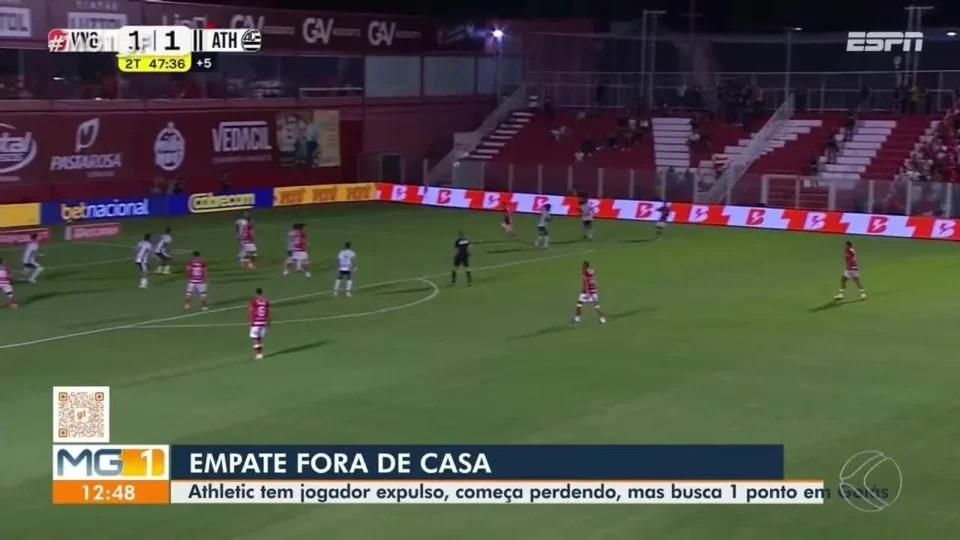 Vila Nova enfrenta Athletic hoje às 20h30 na Série B: saiba tudo