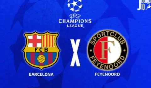 Onde assistir Champions hoje: Barcelona x Feyenoord às 13h45