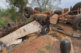 Vereador e secretário ficam gravemente feridos após acidente na GO-010, em Goiás