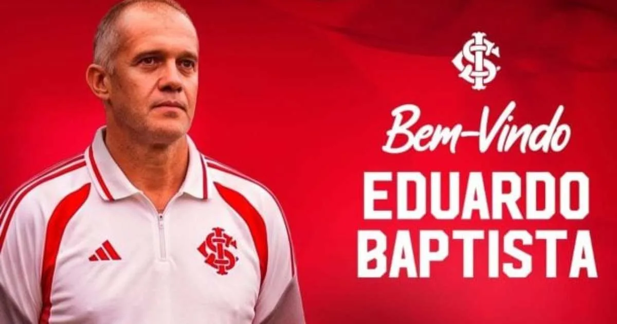 Inter contrata Eduardo Baptista para evitar queda em 10 jogos
