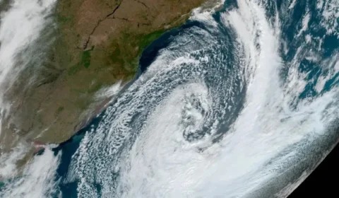 Ciclone se forma no Sul e coloca estados em alerta para ventos de até 100 km/h