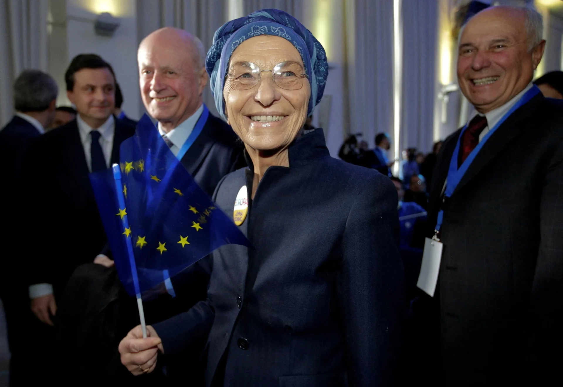 Emma Bonino durante a apresentação do programa eleitoral do +Europa, em Fevereiro de 2018 Max Rossi / REUTERS