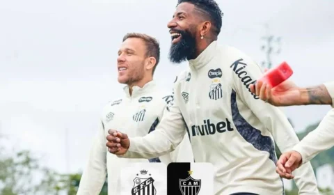 Onde assistir Santos x Atlético-MG hoje: horário e escalações