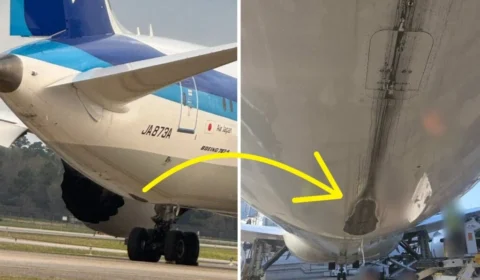 Boeing 787 bate a cauda na pista após piloto acionar botão errado durante pouso