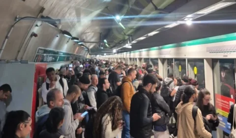 Pessoa na via reduz velocidade dos trens da Linha 2-Verde em São Paulo
