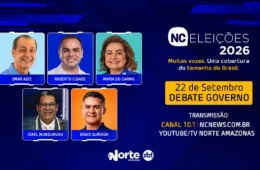 AO VIVO: TV Norte reúne candidatos ao Governo do Amazonas em debate nesta terça-feira