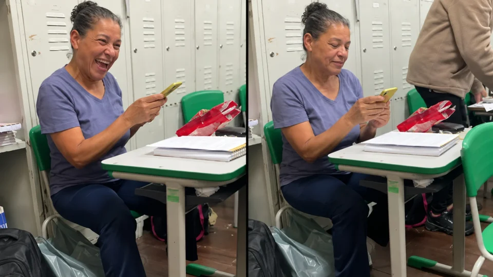 Ela só precisava de uma ajuda: estudante enfrenta rotina pesada e conquista nota 10