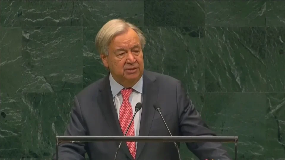 António Guterres, 77, faz último discurso na ONU e alerta IA