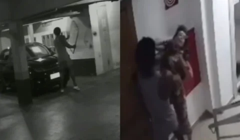 Casal é preso após briga por vaga de garagem em prédio de BH; vídeo