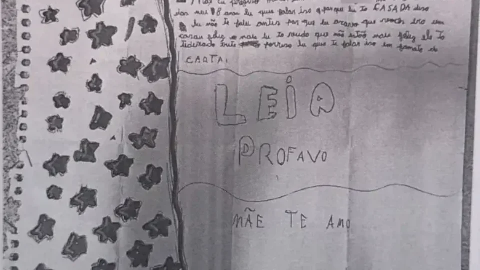MG: Menina denuncia abusos de padrasto em carta entregue à mãe