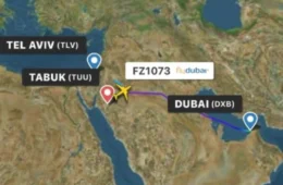 Voo da Flydubai para Israel desvia após briga no cockpit e aciona alerta de possível sequestro