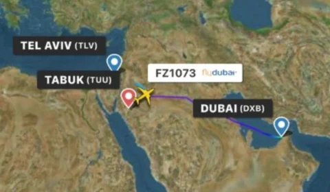 Voo da Flydubai para Israel desvia após briga no cockpit e aciona alerta de possível sequestro