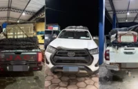 PRF intercepta transporte irregular de pescado e cumpre mandado de prisão na BR-210 no Amapá