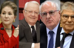Ministros aposentados vão acompanhar sessão sobre crise no STF