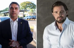 Flávio Bolsonaro tentou falar com Vorcaro dias antes da prisão do banqueiro, aponta PF