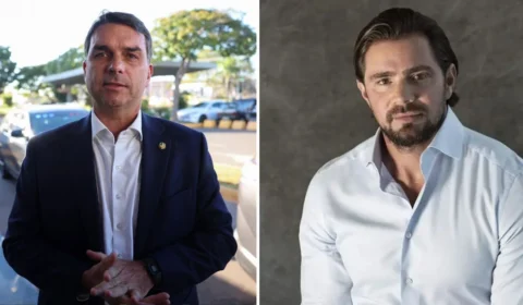 Flávio Bolsonaro tentou falar com Vorcaro dias antes da prisão do banqueiro, aponta PF