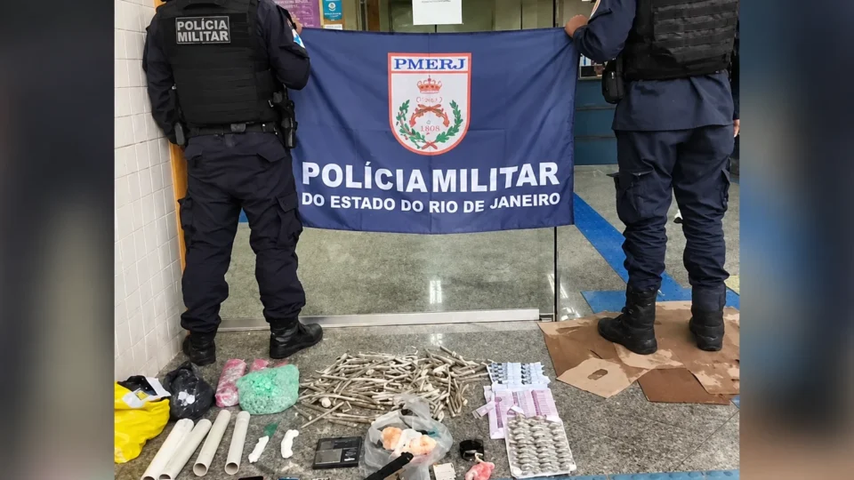 Líder do TCP e companheira são presos com drogas, arma e R$ 34 mil no RJ