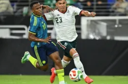 Jhon Arias assume camisa 10 da Colômbia após James em empate com México