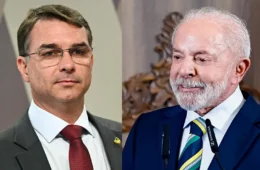 Lula e Flávio Bolsonaro empatam com 46% no segundo turno, aponta pesquisa
