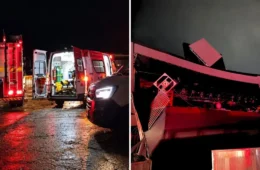 Nova ocorrência na Exposete deixa 13 feridos após estruturas caírem durante vendaval