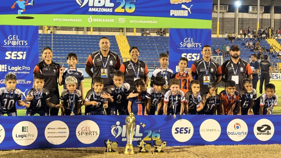 Seleção Coariense Sub-10 conquista título da IberLeague Amazonas em campanha histórica