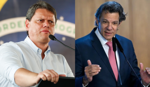 Tarcísio não vai a debate da Record, e Haddad quer ser entrevistado pela emissora