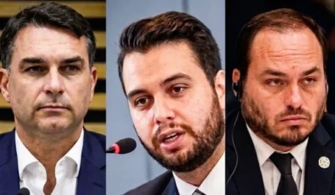 Flávio Bolsonaro interrompe campanha e visita Filipe Martins na prisão
