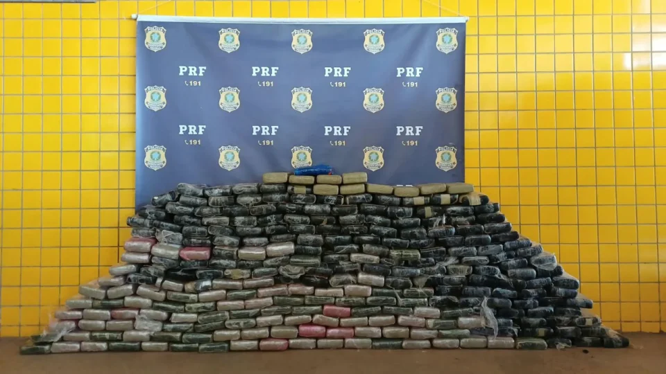 Maconha é encontrada em malas dentro de carro na BR-040