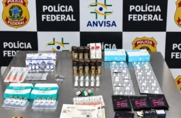PF prende homem com medicamentos para emagrecimento, anabolizantes e psicotrópicos no Galeão