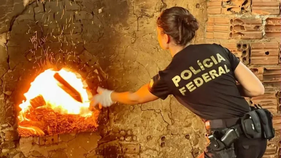 PF incinera cerca de 2,5 toneladas de drogas apreendidas em Minas Gerais