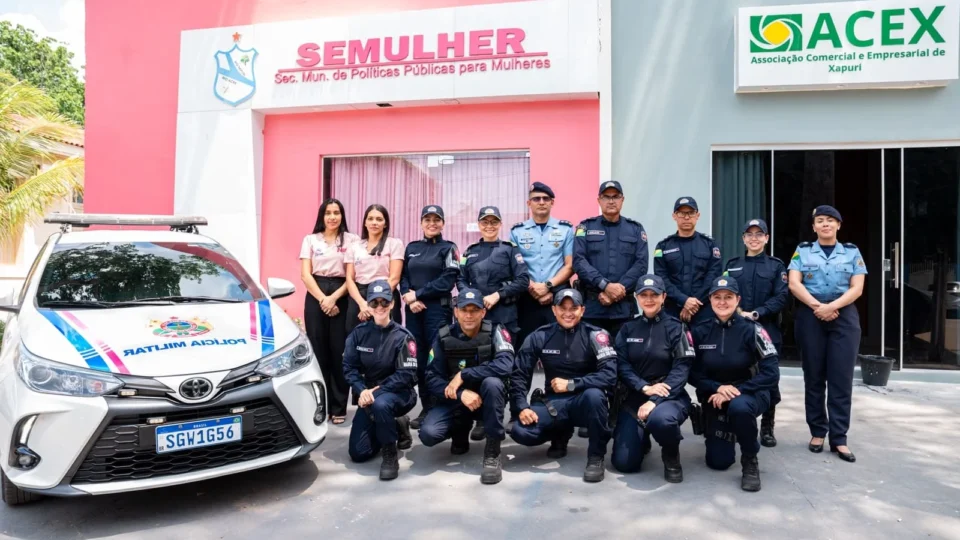 Xapuri recebe Patrulha Maria da Penha e novo espaço de acolhimento para vítimas de violência