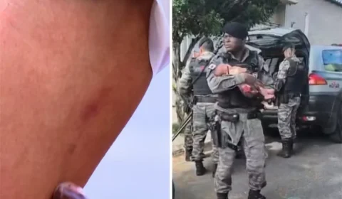 Mulher envia pedido de socorro escondida no banheiro e é resgatada pela PM com bebê de 4 meses em BH