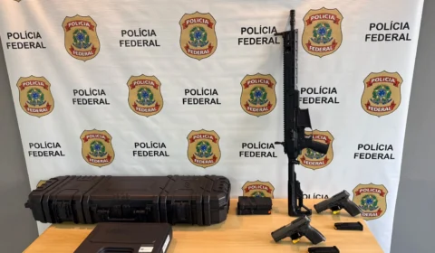PF apreende fuzil e duas pistolas em nova ação da Operação Polaridade