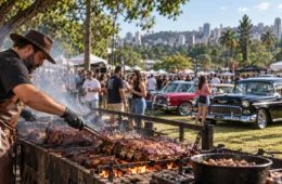 Festival de churrasco com carros antigos movimenta BH neste sábado com programação para toda a família